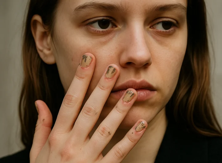 Manicure imperfetta alla Miu Miu Paris Fashion Week: la tendenza unghie anti-perfezionismo